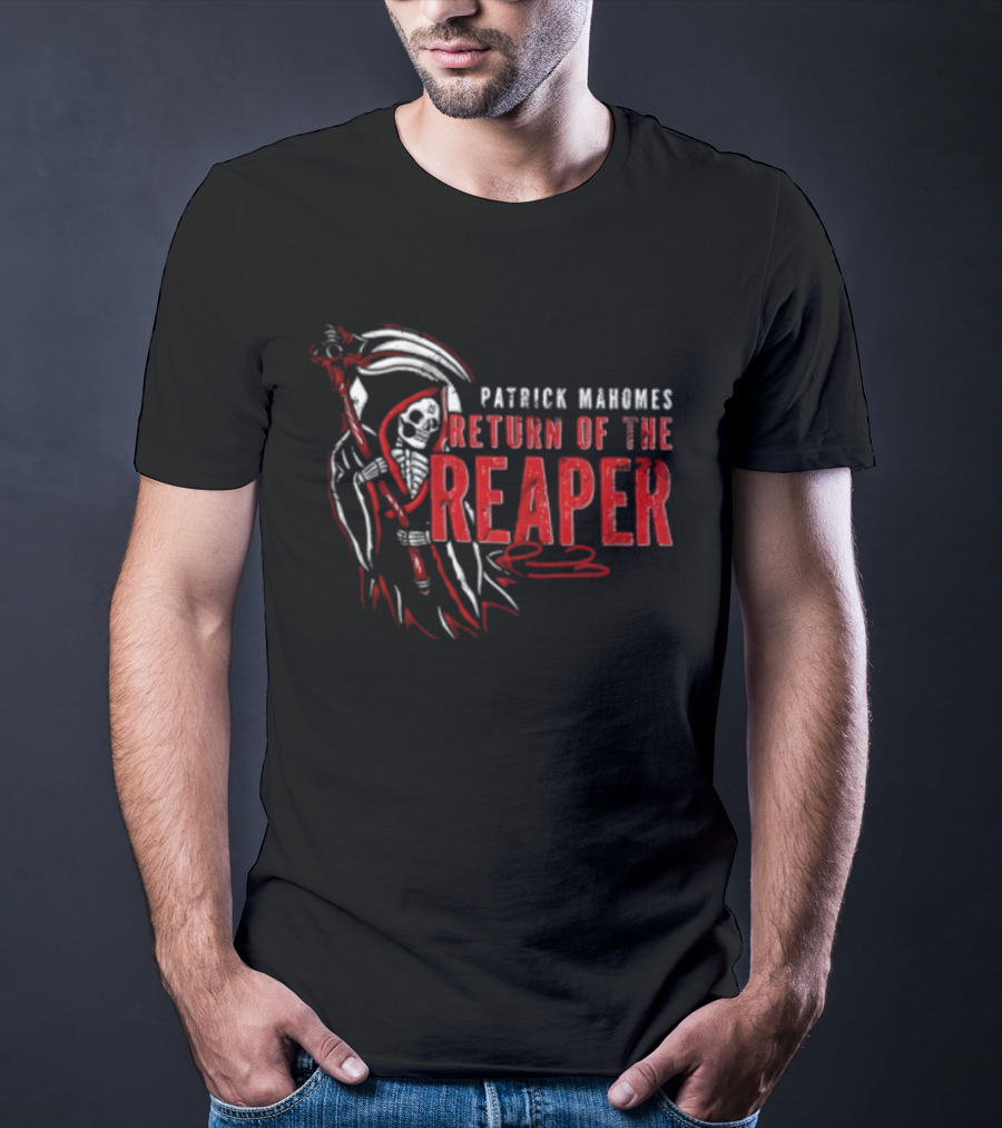 Patrick Mahomes Return Of The Reaper 15 Kansas City Chiefs Football T-Shirt