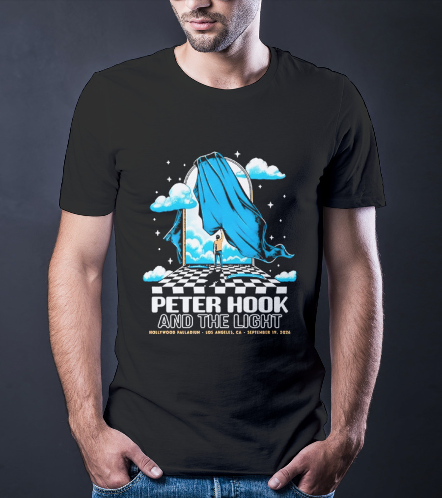Peter Hook And The Light Live Concert Hollywood Palladium Los Angeles September 19 2026 T-Shirt