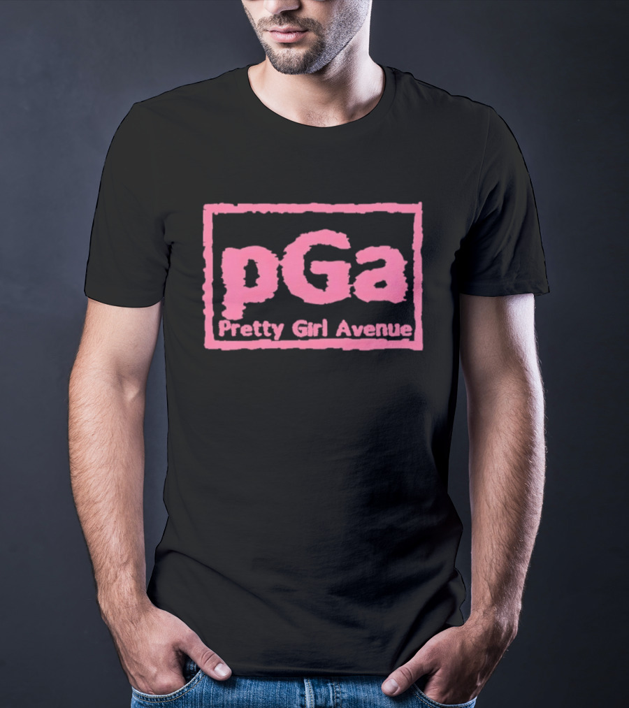 Pretty Girl Avenue PGa Fashion Brand Pink T-Shirt