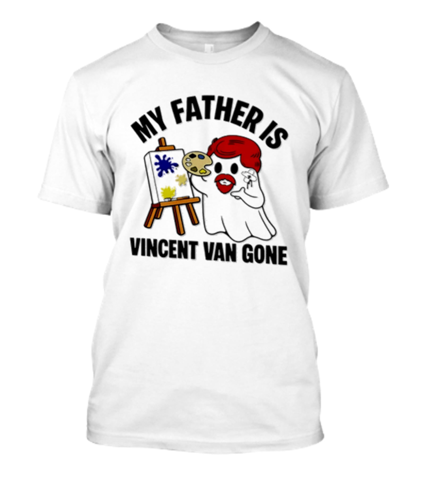 My Father Is Vincent Van Gone Ghost Palette Halloween T-Shirt