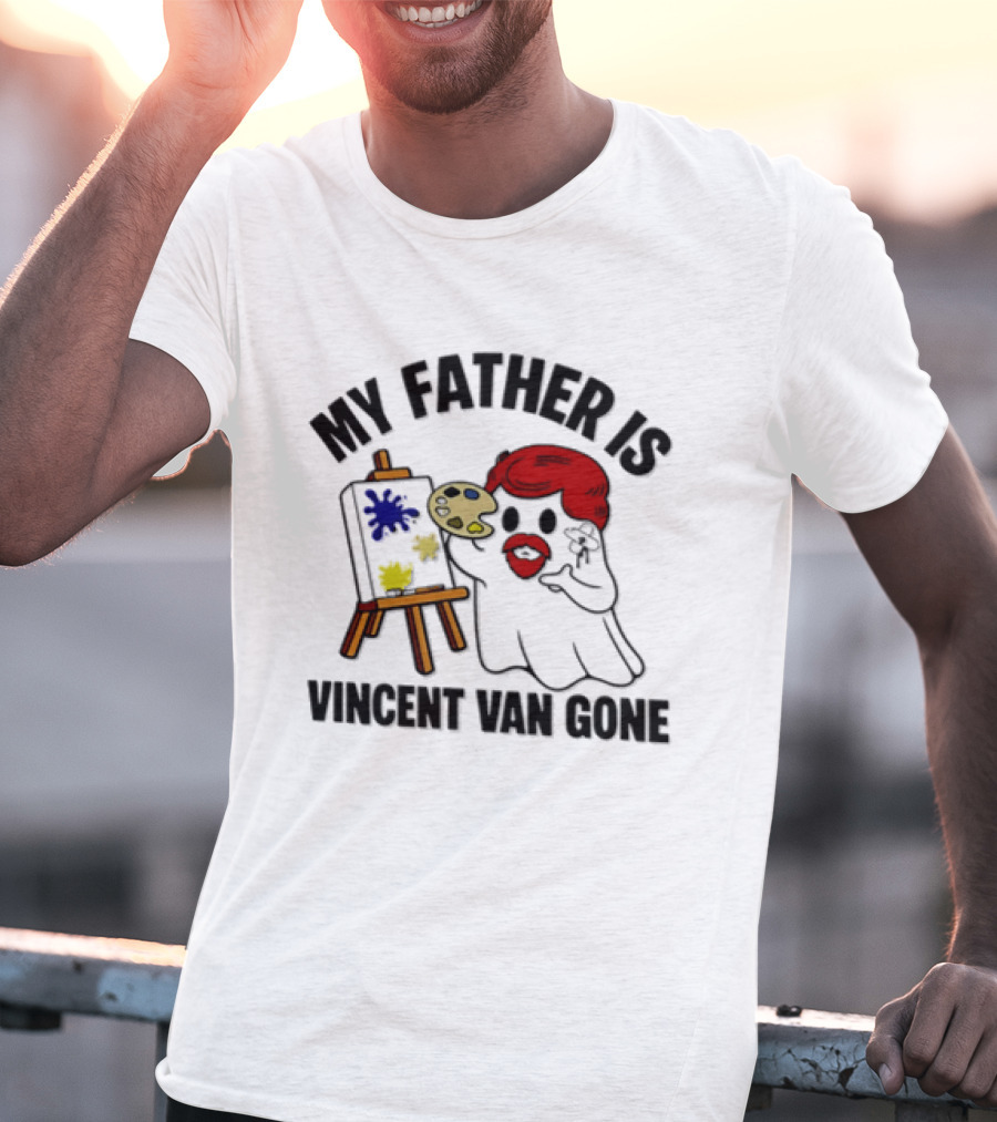 My Father Is Vincent Van Gone Ghost Palette Halloween T-Shirt