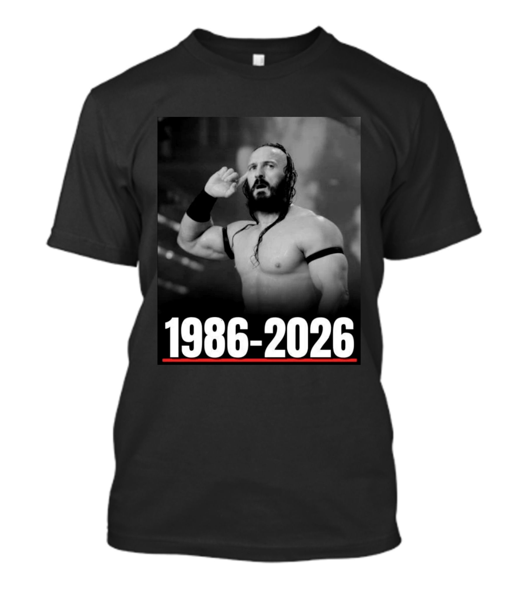 AEW Announced That Benjamin Satterley Known As Pac Passed Away 1986 2026 T-Shirt