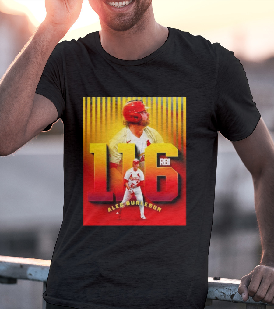 Alec Burleson 116 RBI St Louis Cardinals Baseball Highlights T-Shirt