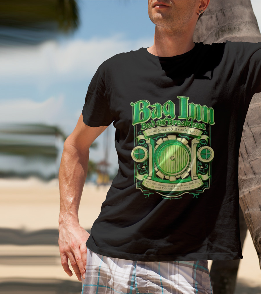 Bag Inn Bed And Breakfast Second Breakfast Elevensies Luncheon Tea Dinner Supper T-Shirt