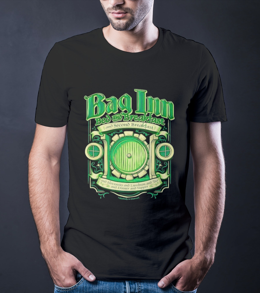 Bag Inn Bed And Breakfast Second Breakfast Elevensies Luncheon Tea Dinner Supper T-Shirt