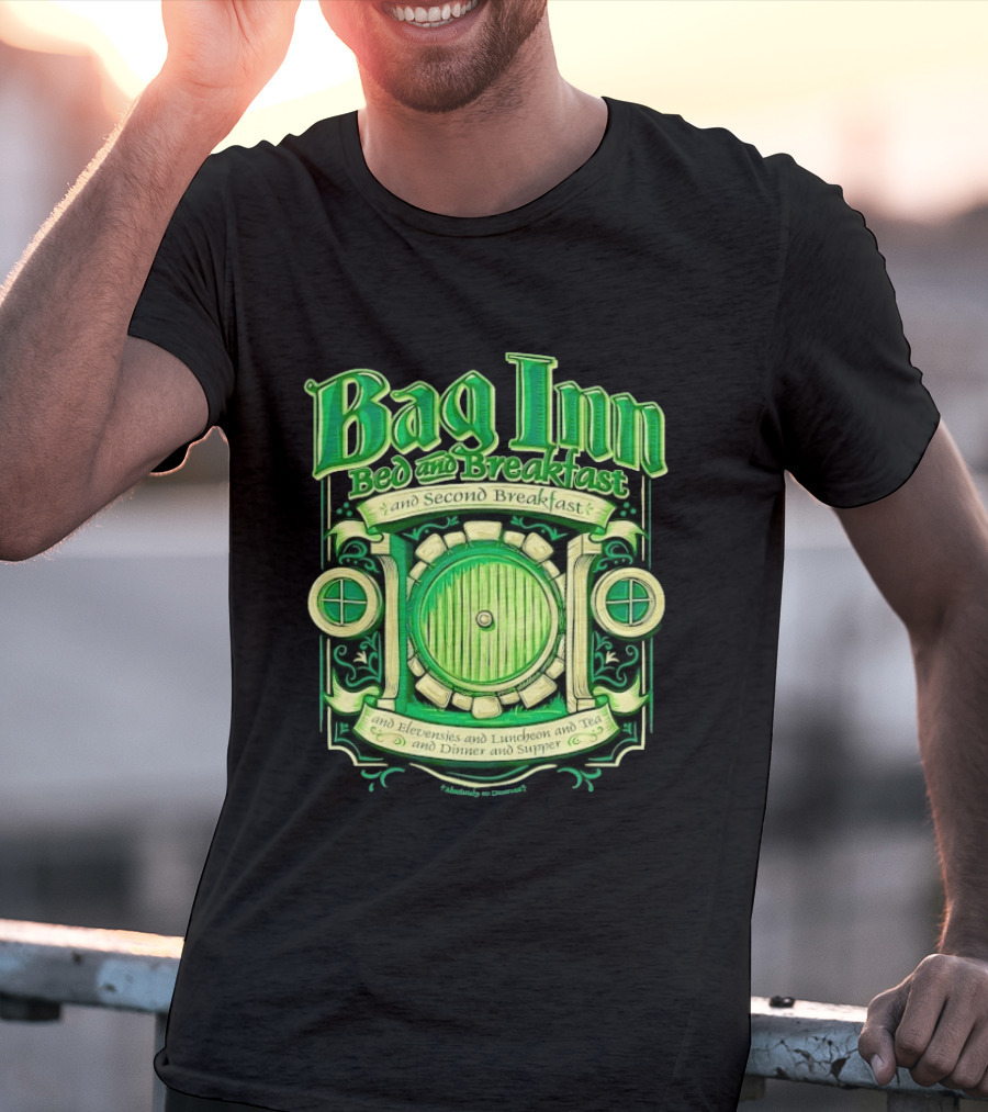 Bag Inn Bed And Breakfast Second Breakfast Elevensies Luncheon Tea Dinner Supper T-Shirt