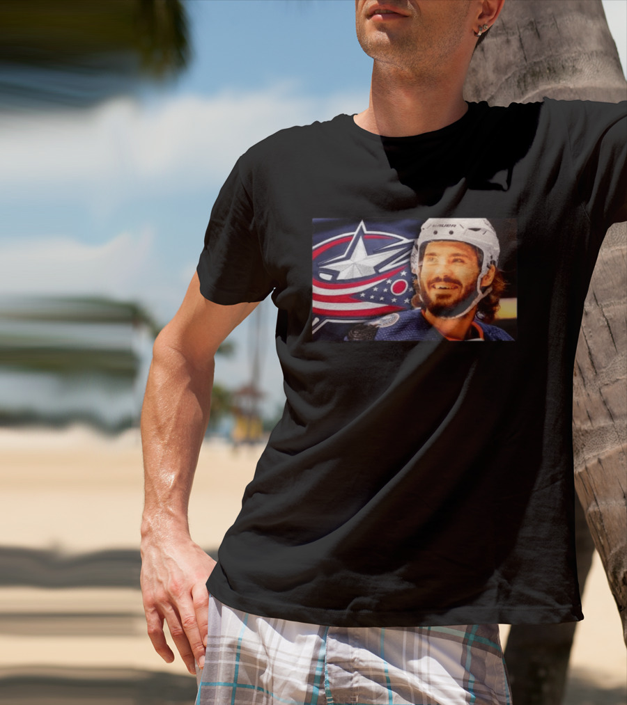 Columbus Blue Jackets Kirill Marchenko Latest Highlights T-Shirt