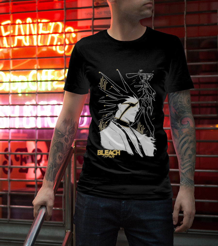 Kenpachi Zaraki Bleach Thousand Year Blood War Fan Art Character Sketch T-Shirt