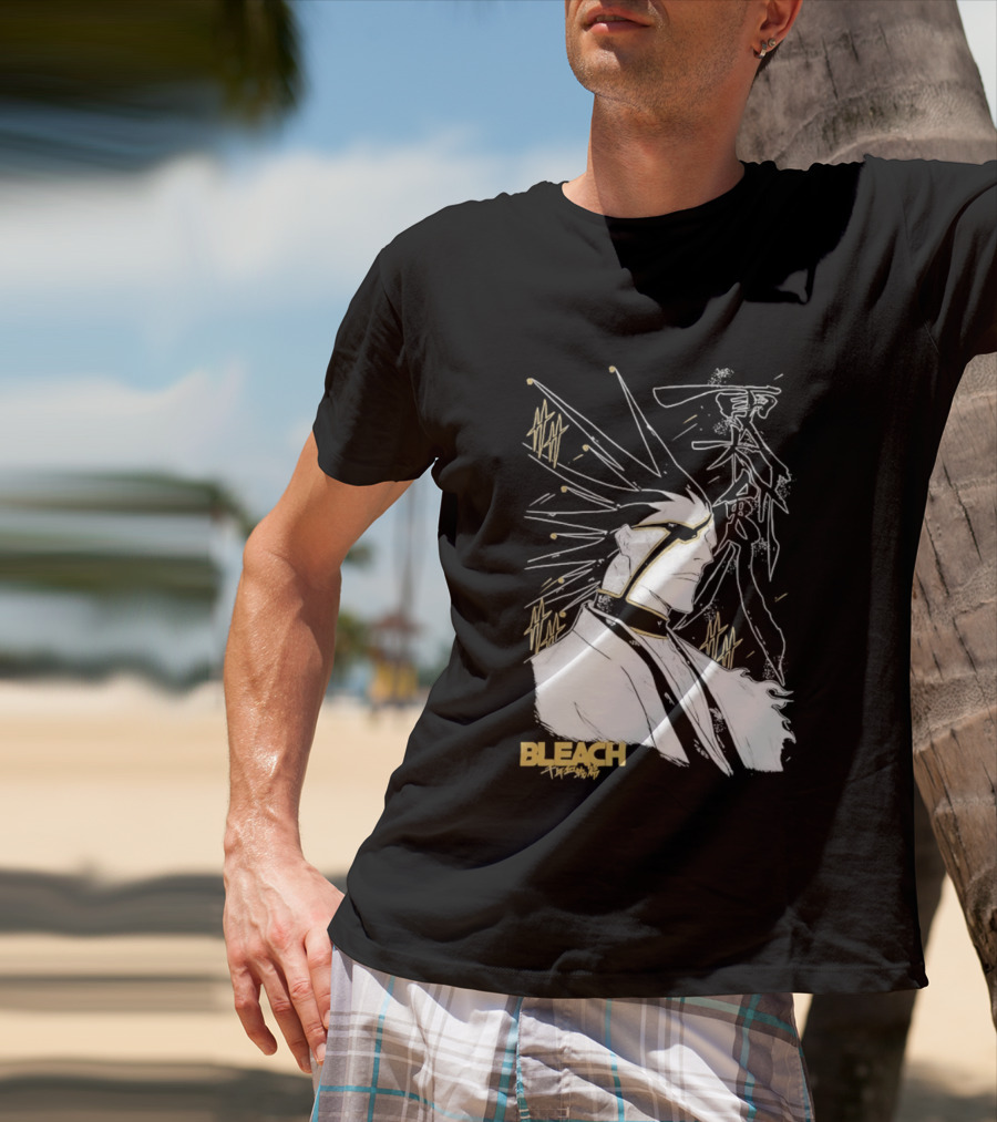 Kenpachi Zaraki Bleach Thousand Year Blood War Fan Art Character Sketch T-Shirt