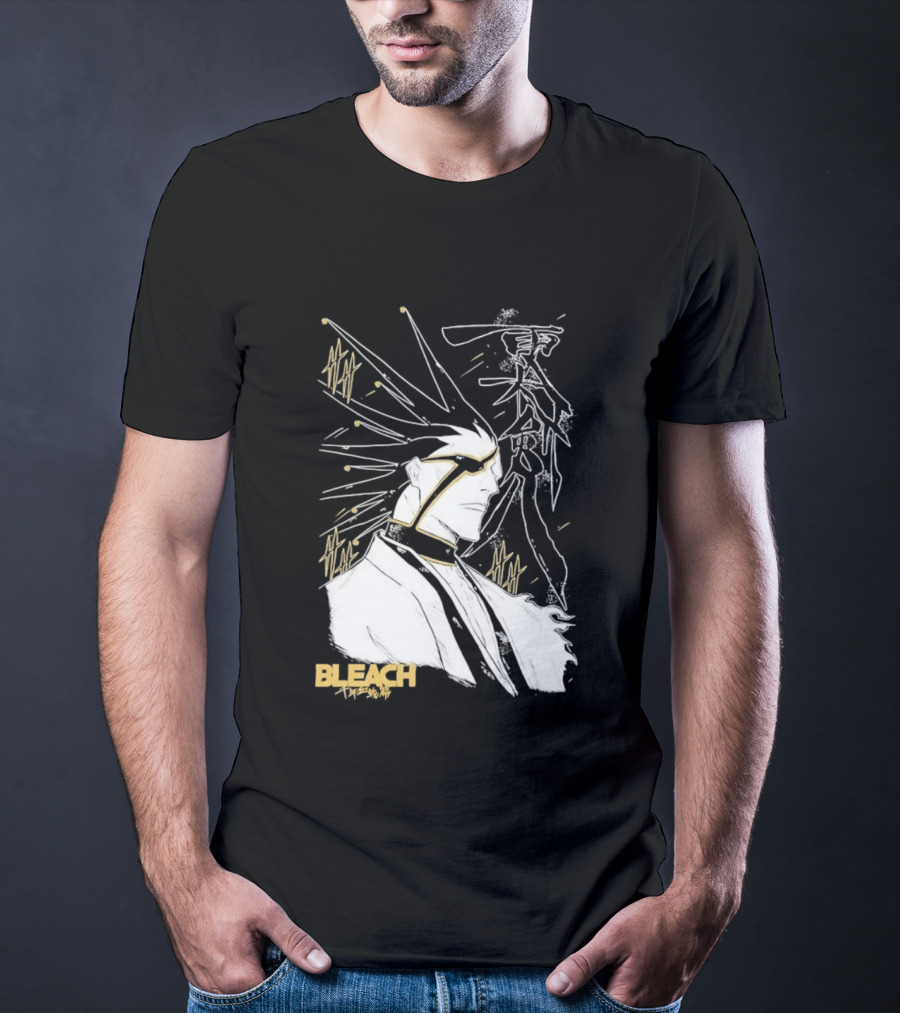 Kenpachi Zaraki Bleach Thousand Year Blood War Fan Art Character Sketch T-Shirt