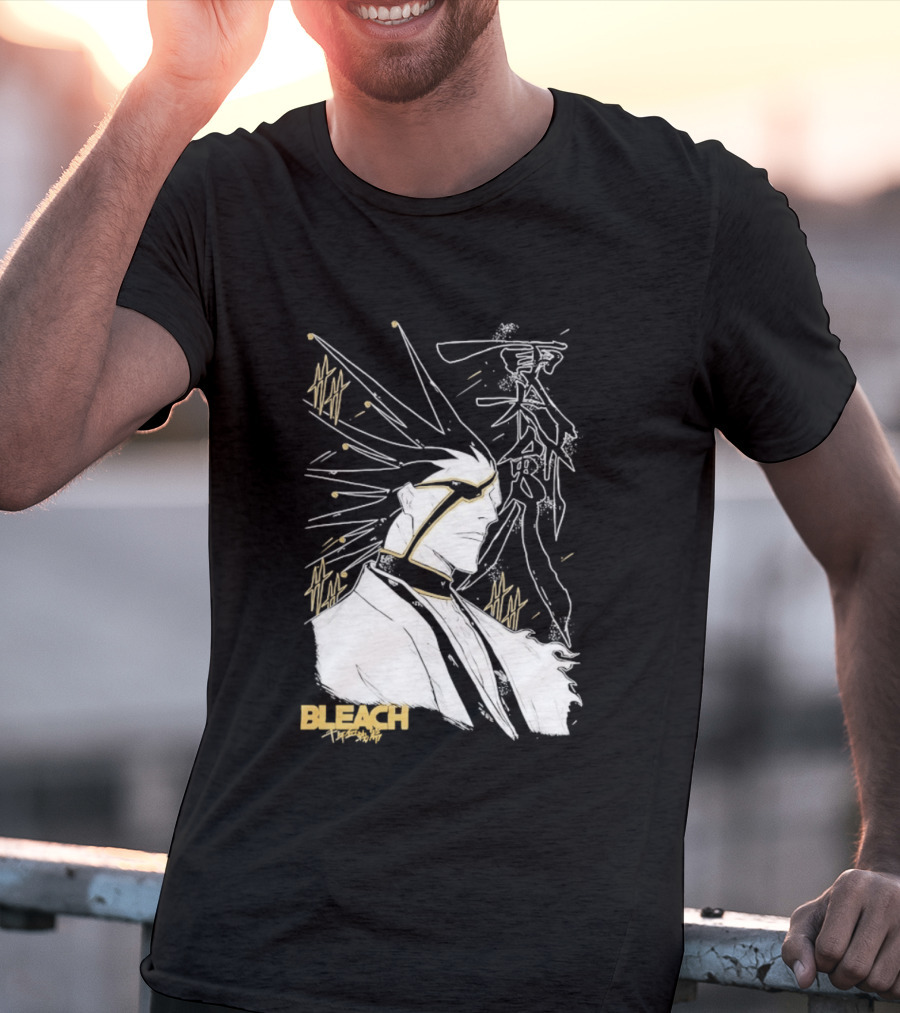 Kenpachi Zaraki Bleach Thousand Year Blood War Fan Art Character Sketch T-Shirt