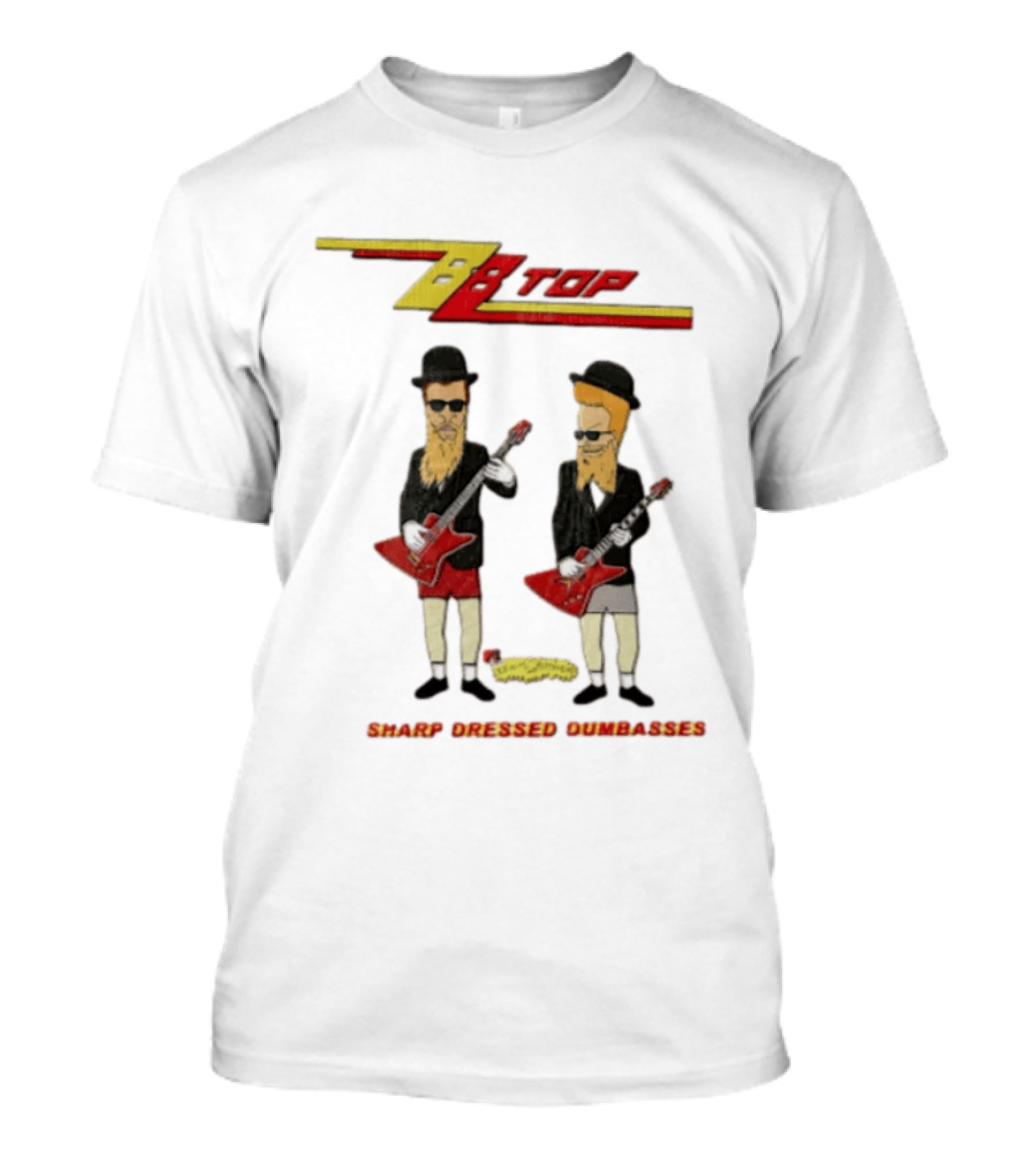 BB Top Beavis And Butt Head Sharp Dressed Dumbasses T-Shirt