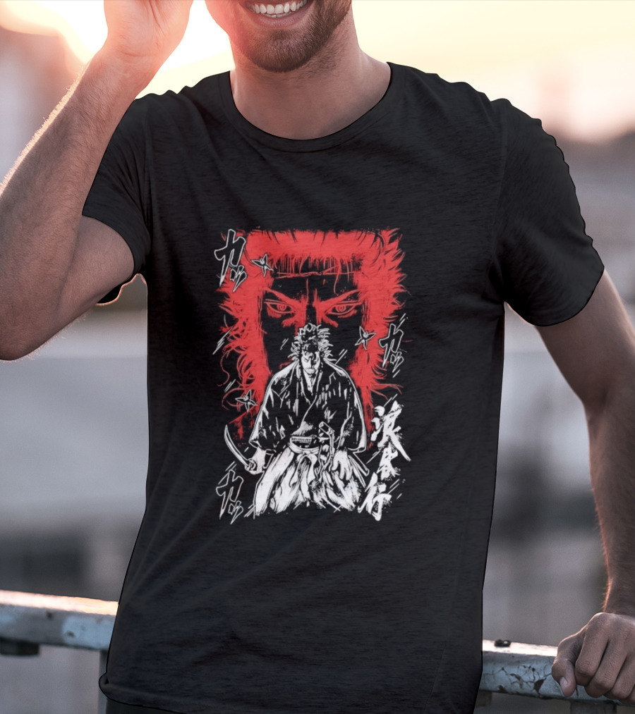 Vagabond Musashi Miyamoto Samurai Intense Manga T-Shirt