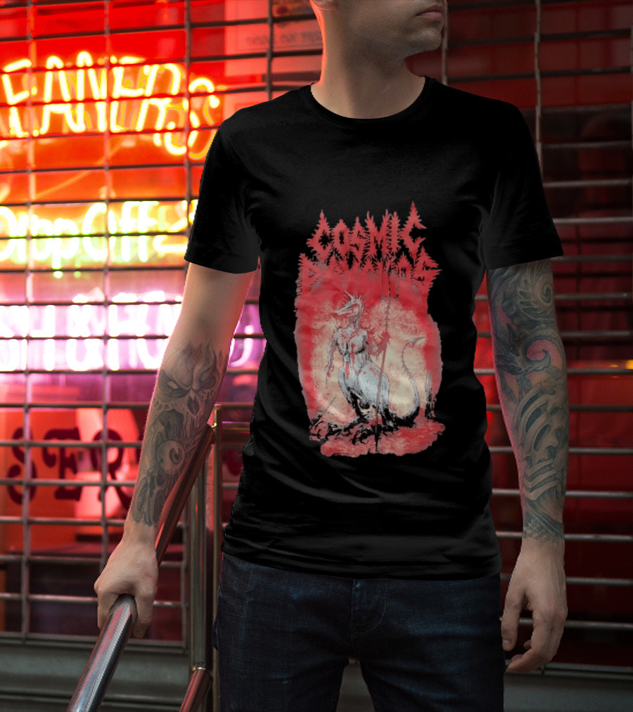 Cosmic Psychos Devil Kangaroo Australian Punk T-Shirt
