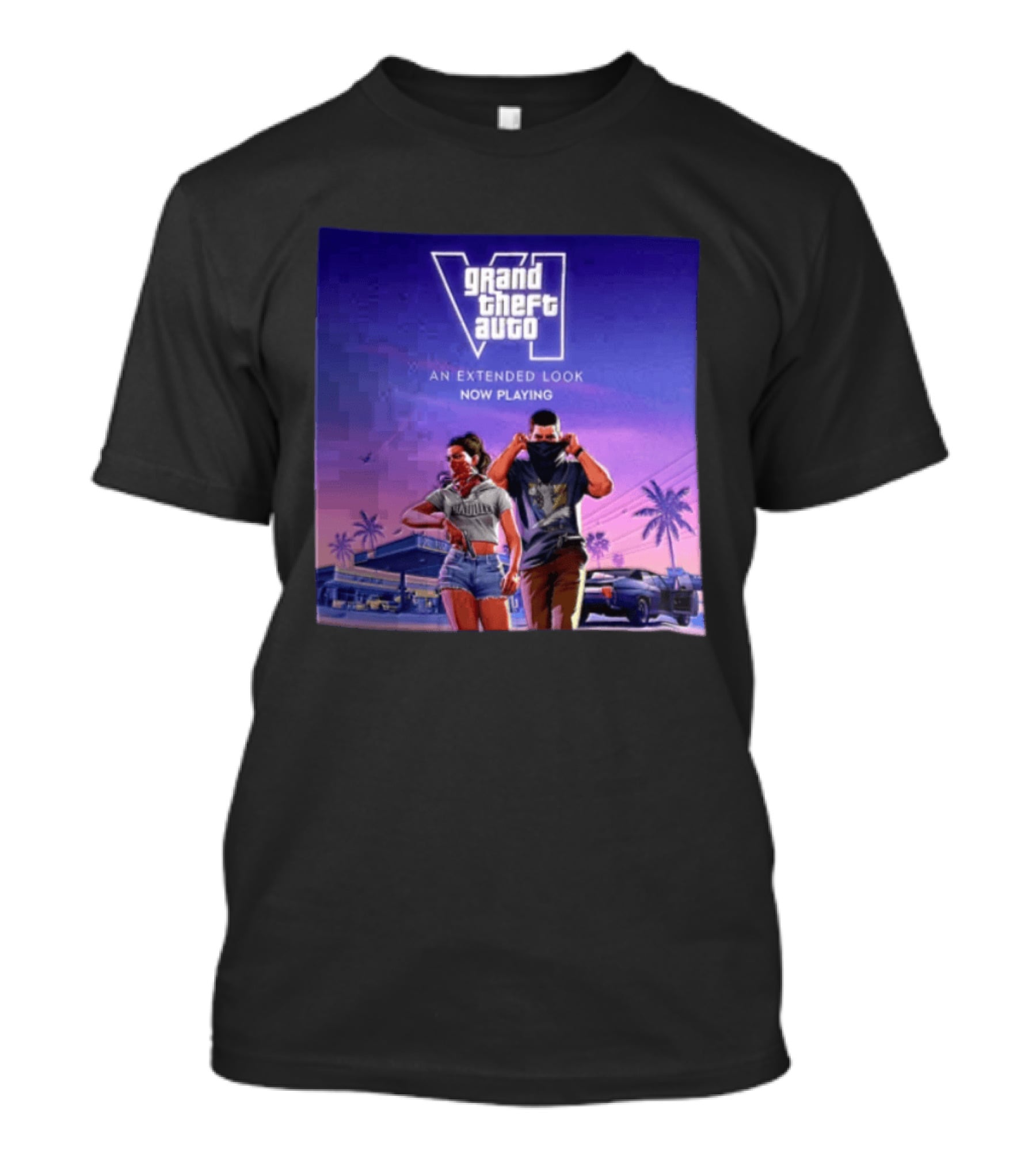 Grand Theft Auto VI Lucia Jason An Extended Look Now Playing T-Shirt