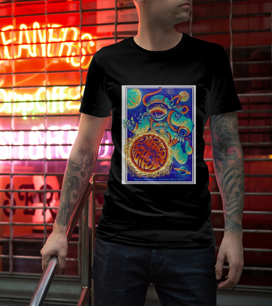 Dip Heads Astronaut Space Art August 23 2026 Houston TX Cynthia Woods Mitchell Pavilion T-Shirt