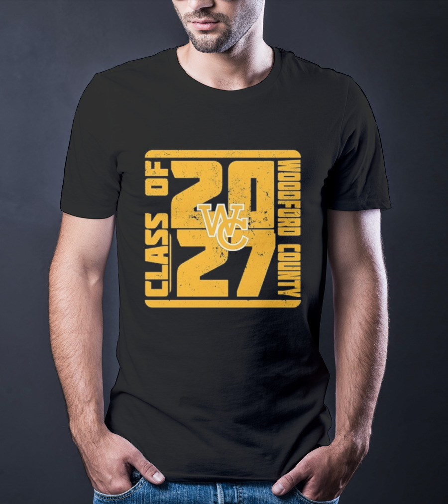 Distressed WC Class Of 2027 Woodford County T-Shirt