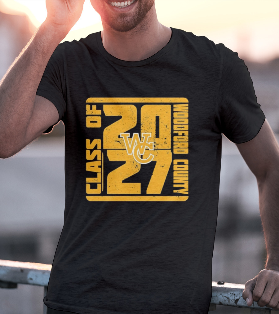 Distressed WC Class Of 2027 Woodford County T-Shirt
