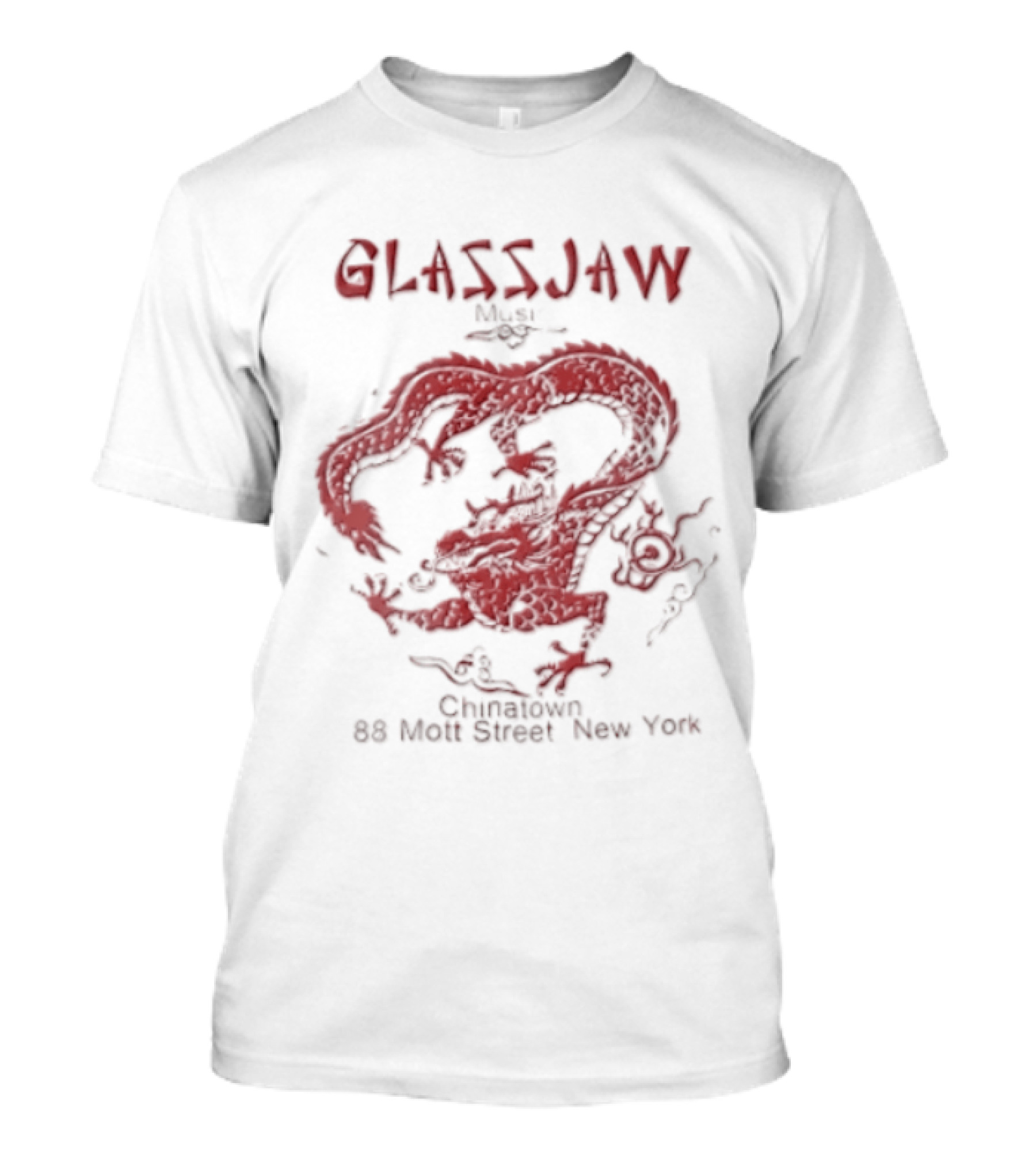 Glassjaw Chinatown Dragon 88 Mott Street New York T-Shirt