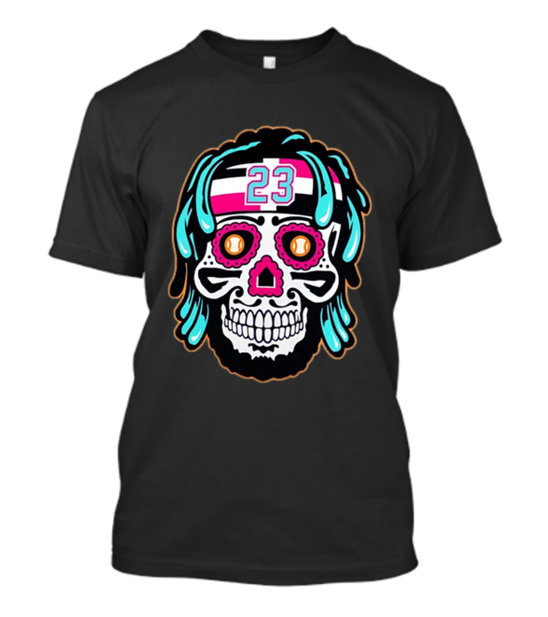 Fernando Tatis Jr. Number 23 San Diego Padres Sugar Skull T-Shirt