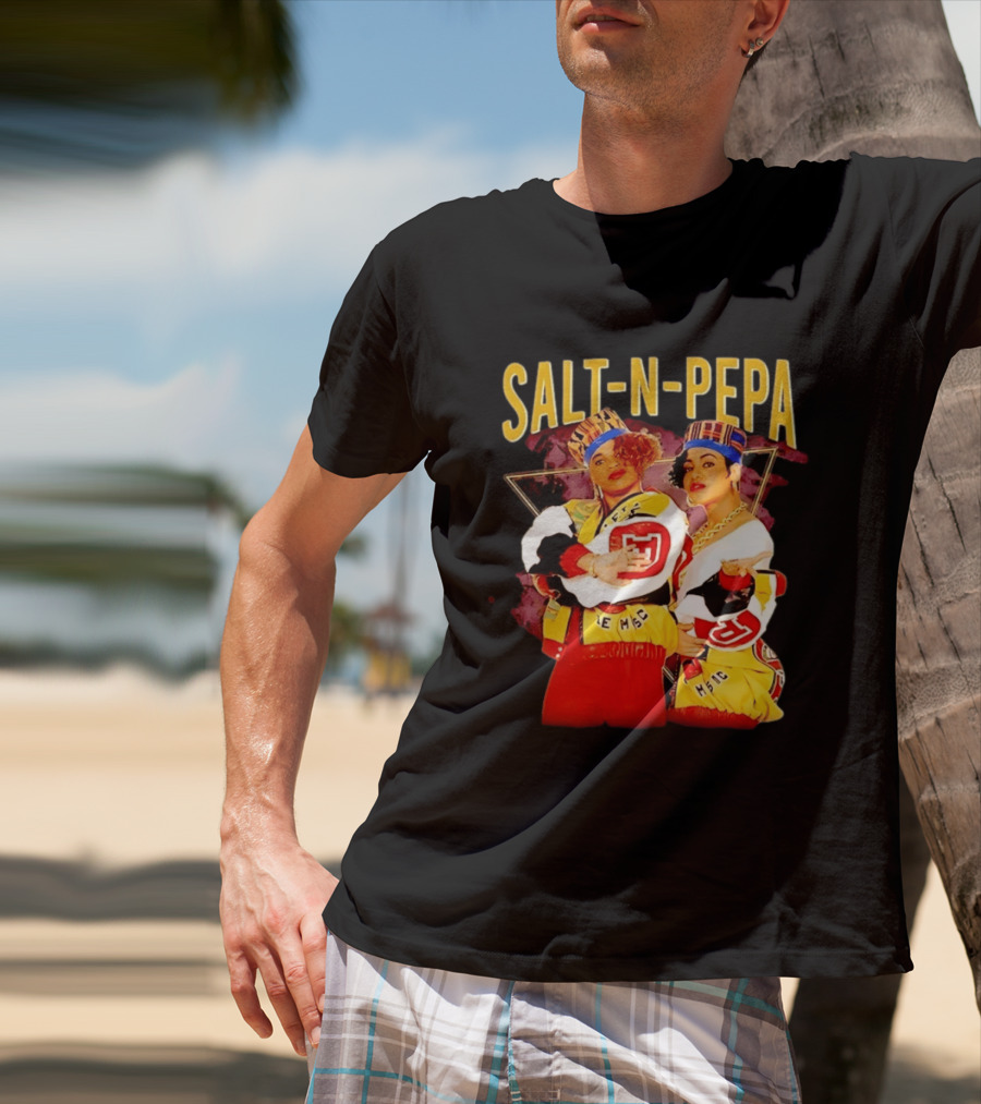 Salt N Pepa Iconic 90s Hip Hop Fashion T-Shirt