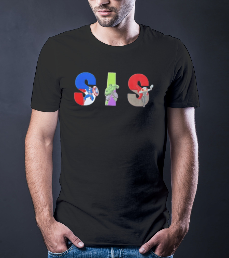 SIS Captain America Hulk Thor Avengers T-Shirt