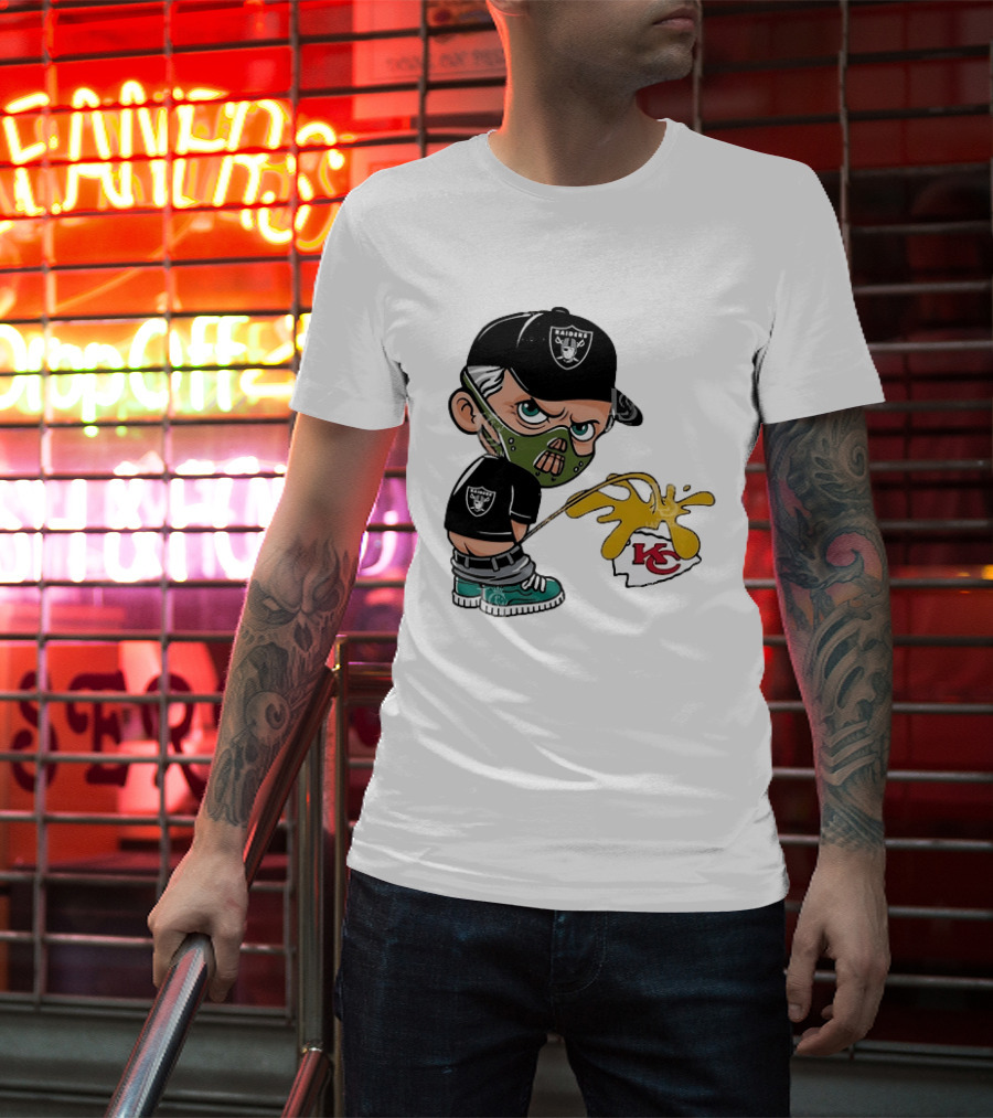 Las Vegas Raiders Fan Prank On Kansas City Chiefs Rivalry T-Shirt