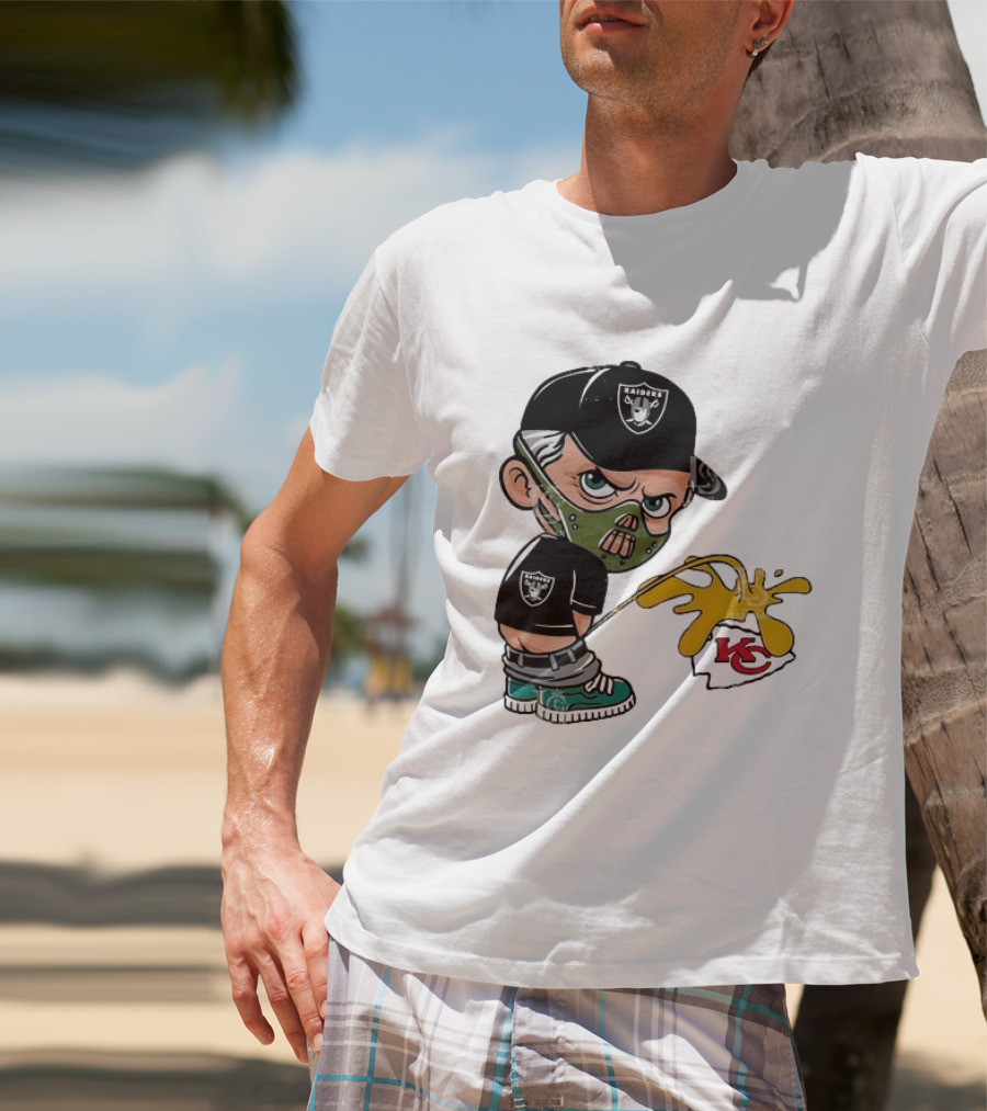 Las Vegas Raiders Fan Prank On Kansas City Chiefs Rivalry T-Shirt