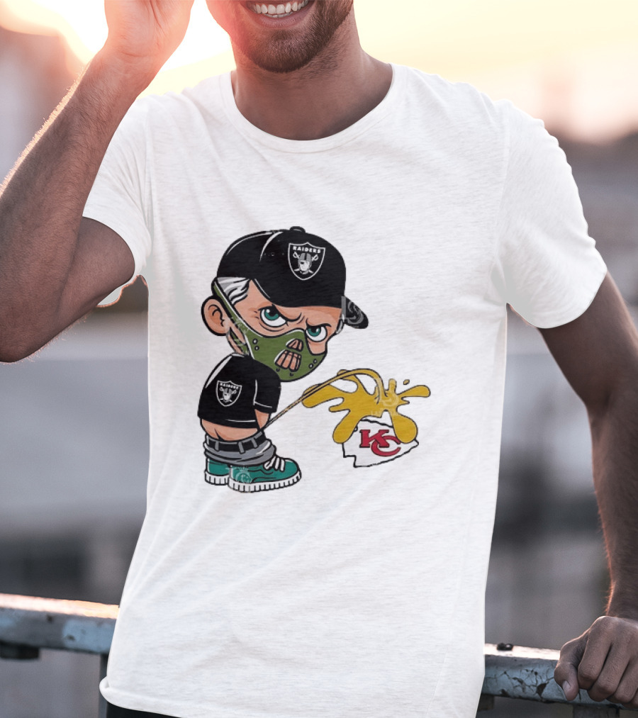 Las Vegas Raiders Fan Prank On Kansas City Chiefs Rivalry T-Shirt