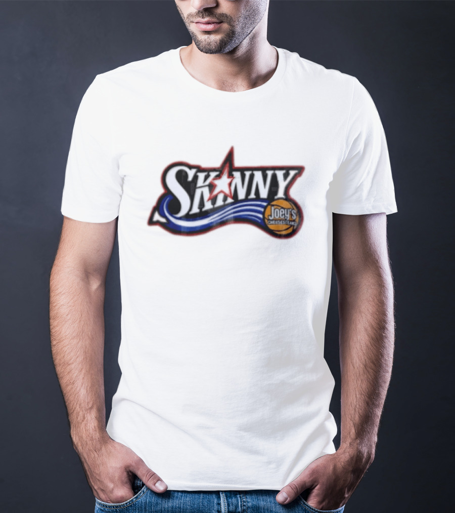 Skinny Joey's Cheesesteaks Basketball Star Wave T-Shirt