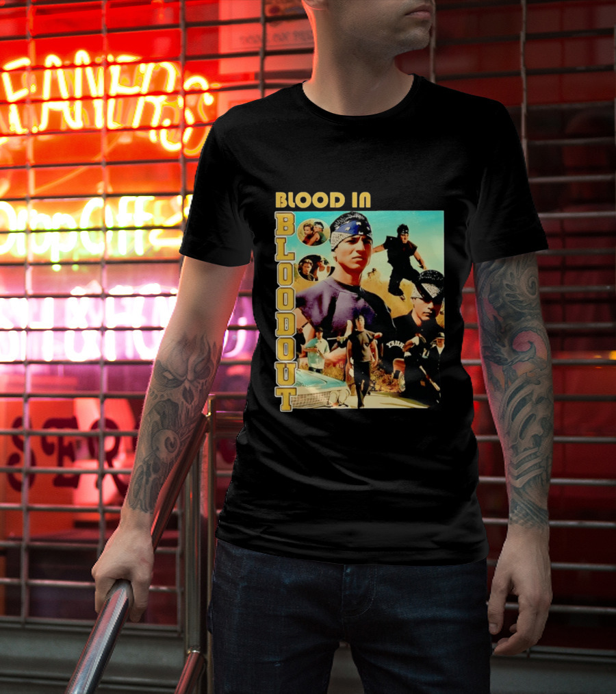 Blood In Blood Out 90s Cult Classic Movie T-Shirt