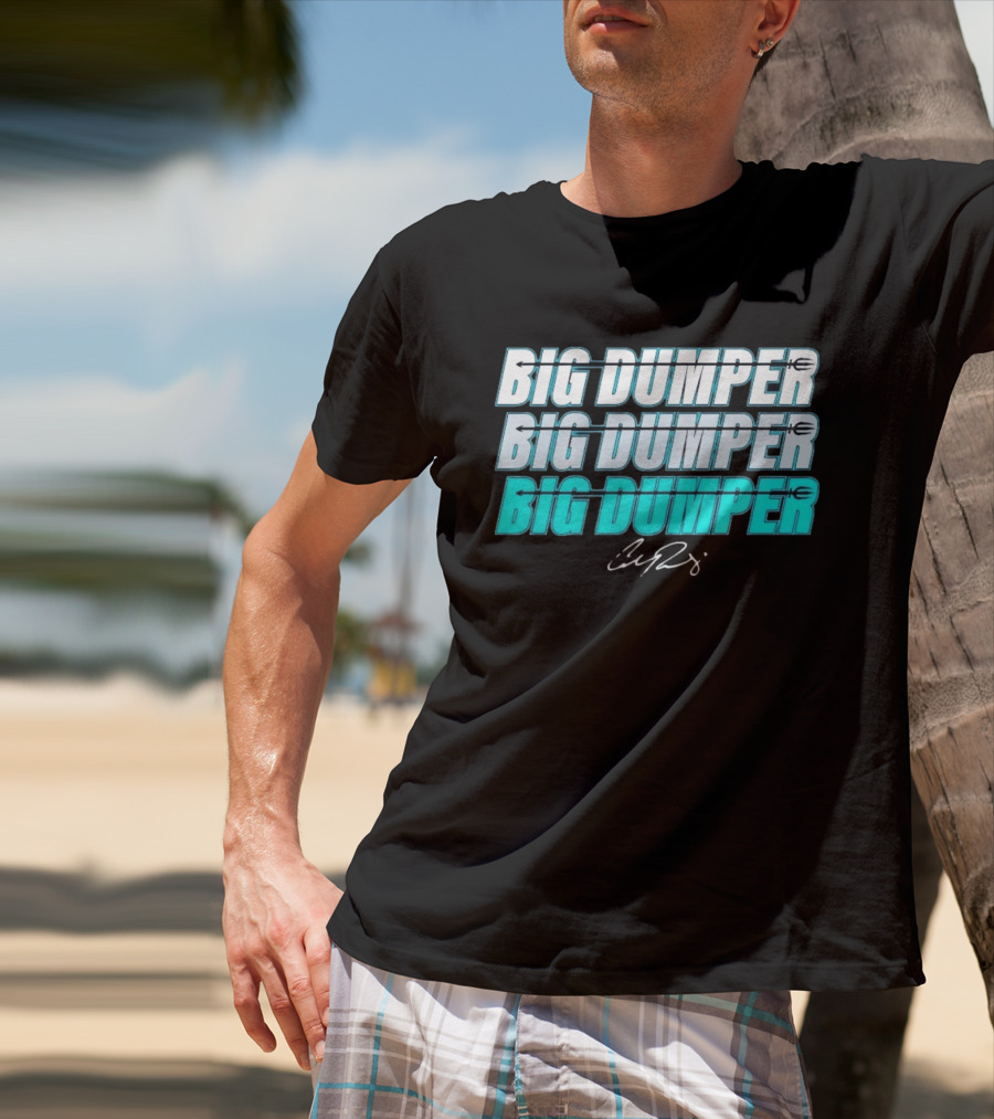 Cal Raleigh Big Dumper Seattle Mariners Baseball Signature T-Shirt
