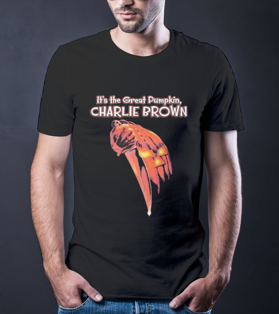 It's The Great Pumpkin Charlie Brown Horror Slasher T-Shirt