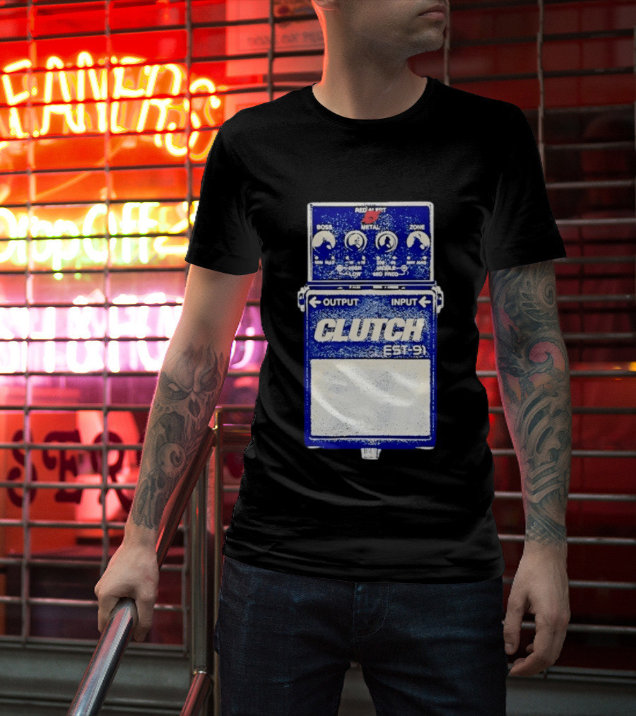 Boss Metal Zone Clutch Est 91 Rock Music Pedal T-Shirt