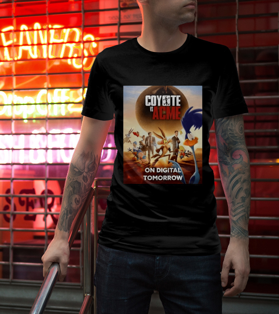 Coyote Vs Acme Digital Release Featuring Iconic Looney Tunes Characters T-Shirt