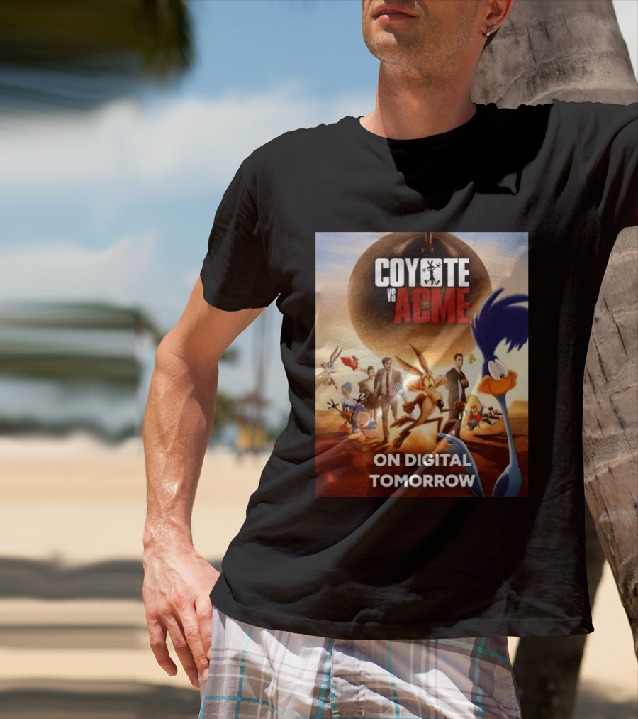 Coyote Vs Acme Digital Release Featuring Iconic Looney Tunes Characters T-Shirt