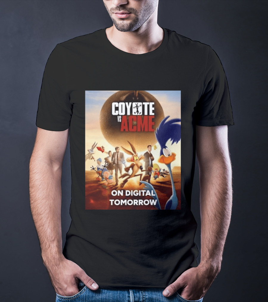 Coyote Vs Acme Digital Release Featuring Iconic Looney Tunes Characters T-Shirt