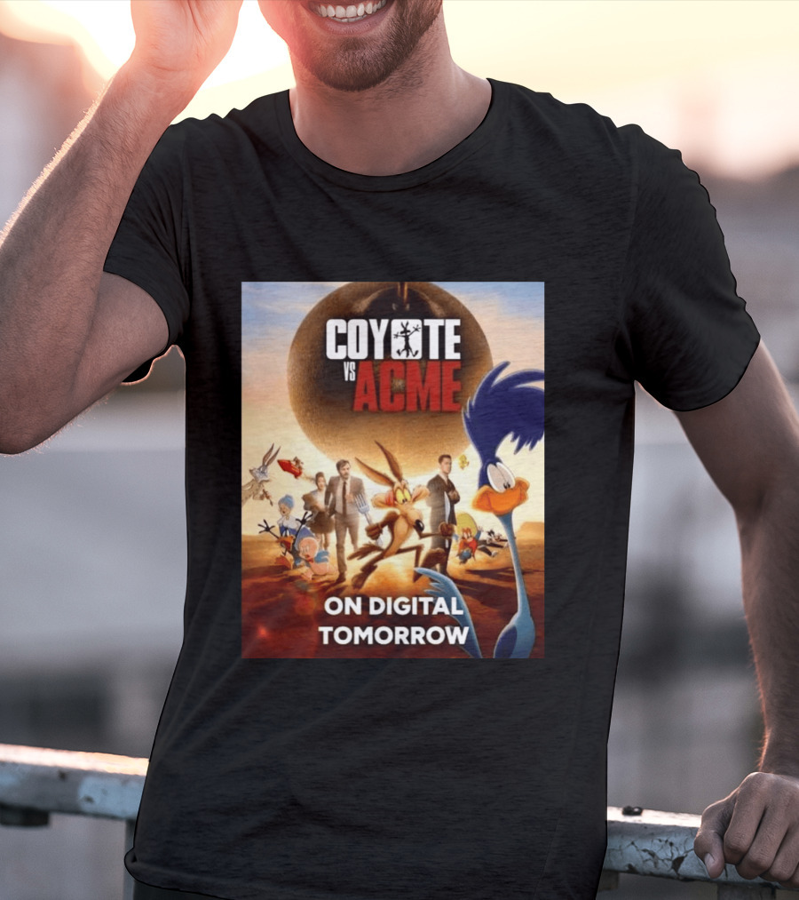 Coyote Vs Acme Digital Release Featuring Iconic Looney Tunes Characters T-Shirt