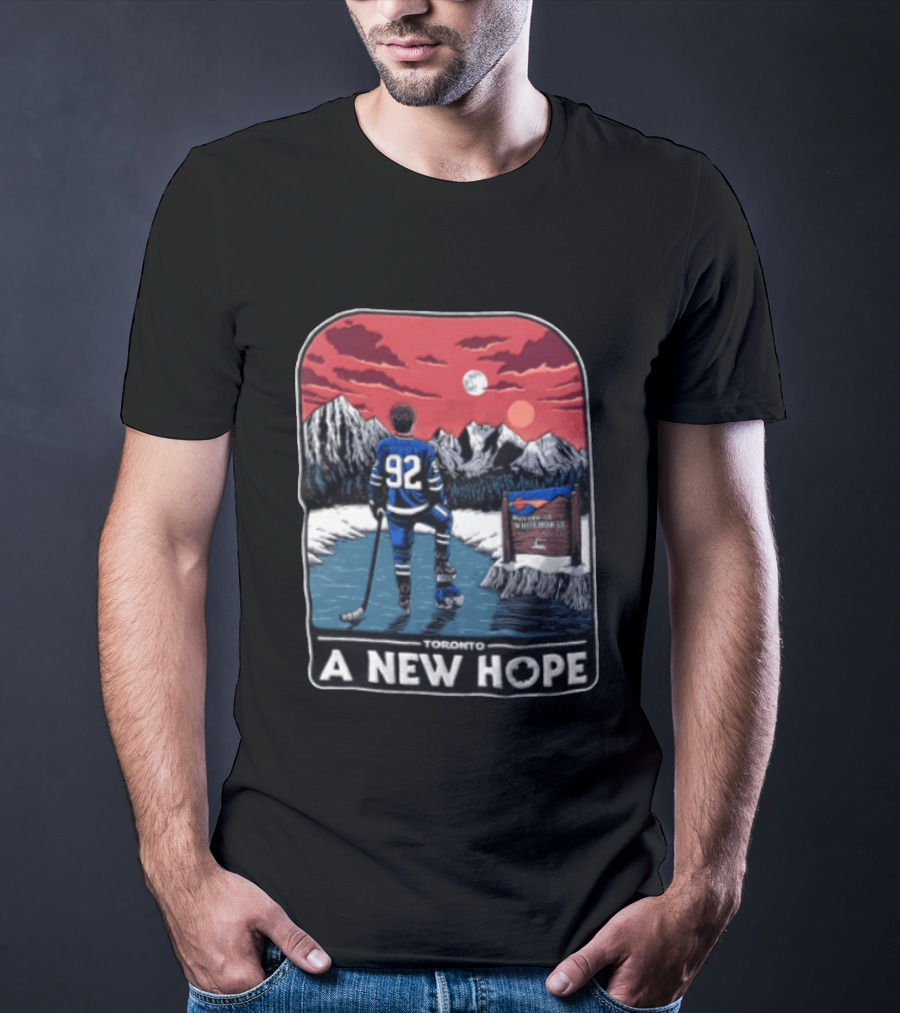 Toronto A New Hope 92 NHL Hockey Sunset Mountain Scene T-Shirt