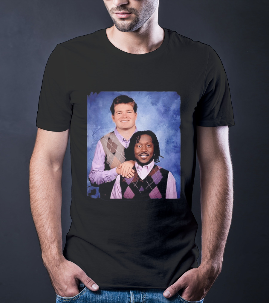 Drake Maye AJ Brown Step Brothers Movie T-Shirt