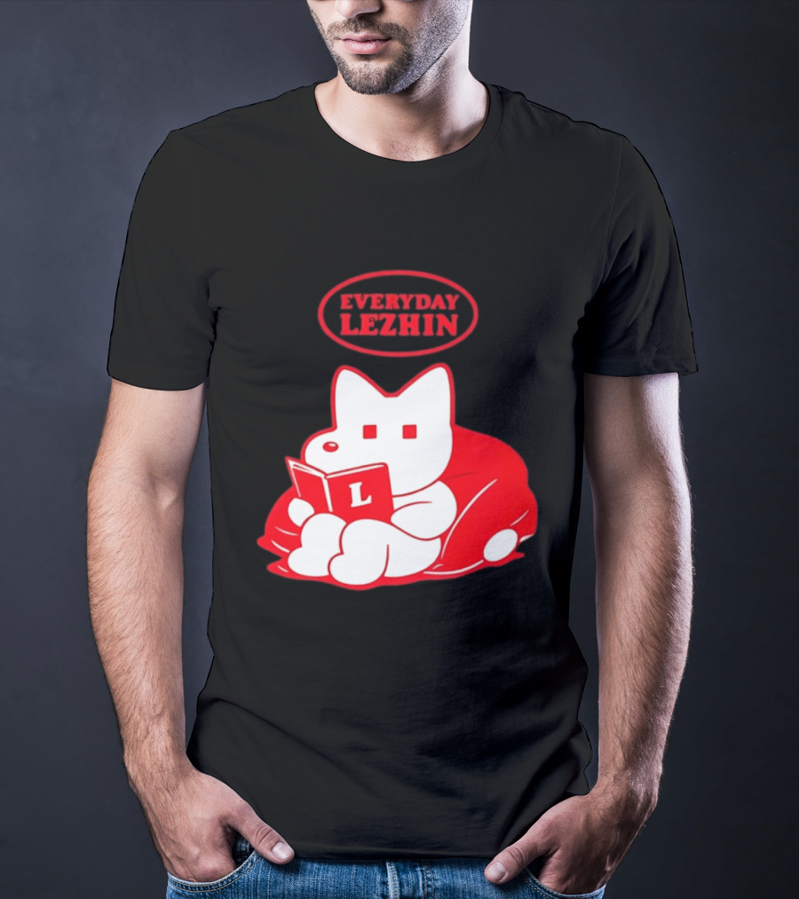 Everyday Lezhin Reading Webtoon Relaxing Cartoon Character With Book T-Shirt