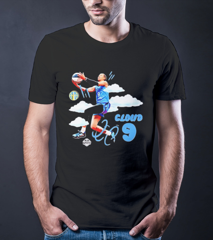 Natasha Cloud 9 Chicago Sky WNBA Basketball T-Shirt