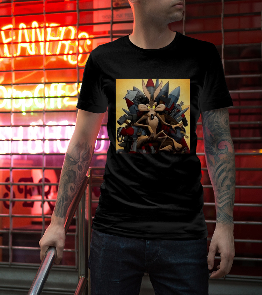 Wile E. Coyote Acme Rockets Digital Release Tomorrow T-Shirt
