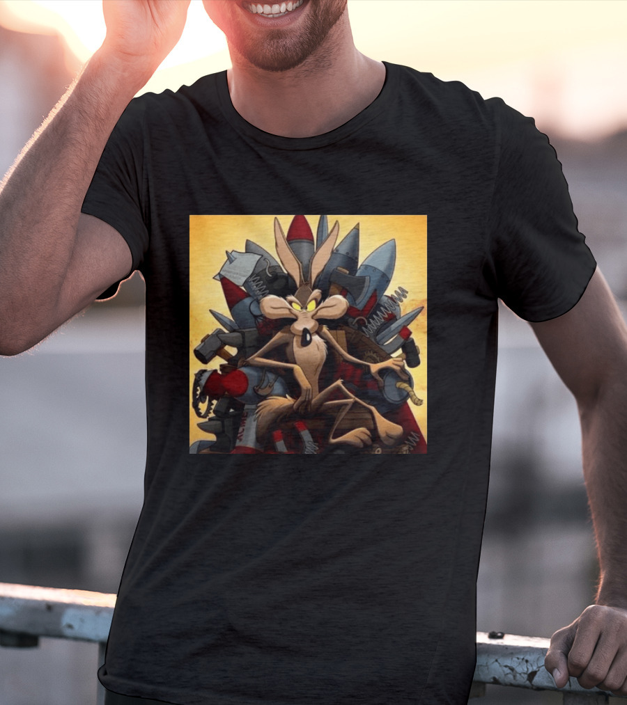 Wile E. Coyote Acme Rockets Digital Release Tomorrow T-Shirt