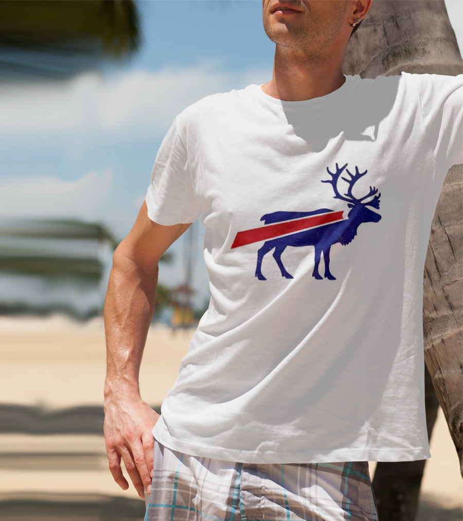 Buffalo Bills Reindeer Christmas Edition T-Shirt