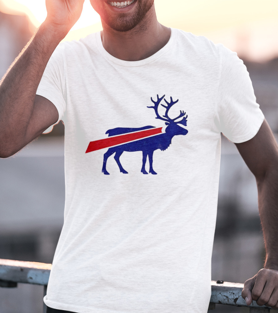 Buffalo Bills Reindeer Christmas Edition T-Shirt