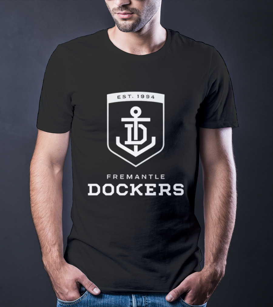 Fremantle Dockers Est 1994 AFL Australian Football League Anchor T-Shirt