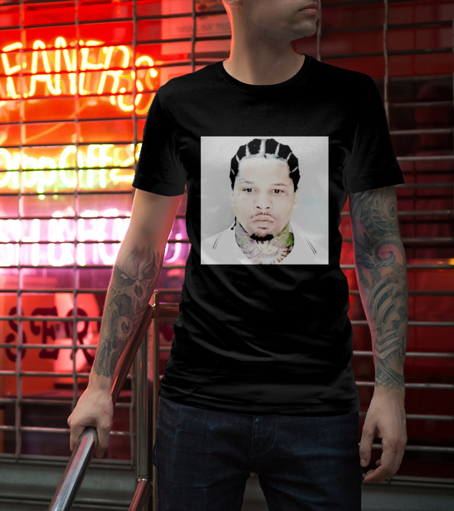 Gervonta Davis Shot Blessed Tattoo Professional Boxer T-Shirt