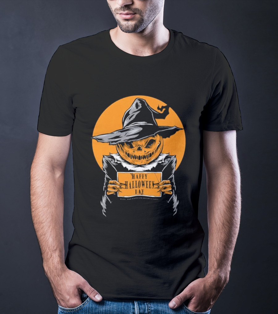 Halloween Pumpkin Witch Vintage Horror Comic Book T-Shirt