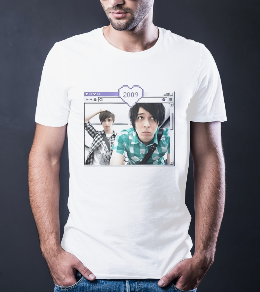 Cobra Starship 2009 Browser Window Pixel Heart Photo Frame T-Shirt